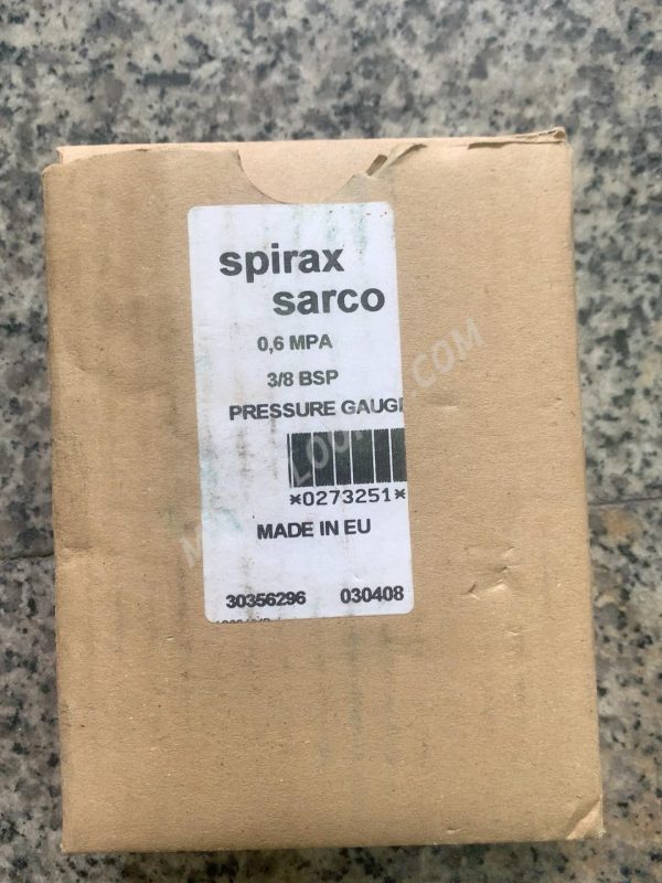 Spirax Sarco 0.6 MPa 3/8 BSP Pressure Gauge 030408 - Image 2