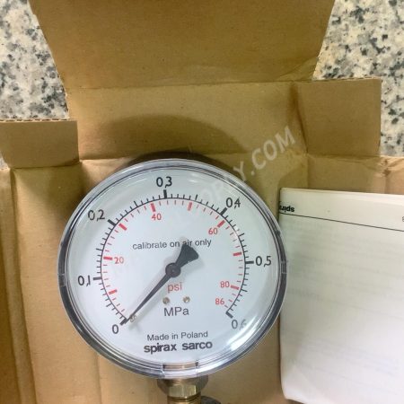 Spirax Sarco 0.6 MPa 3/8 BSP Pressure Gauge 030408