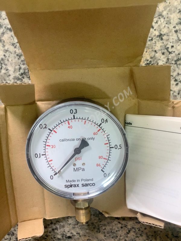 Spirax Sarco 0.6 MPa 3/8 BSP Pressure Gauge 030408