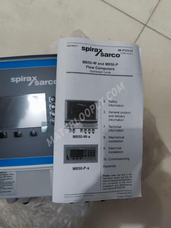 Spirax Sarco M850-W-1 Flow Computer Controller 3331091 Brand-New With Packaging - Image 2