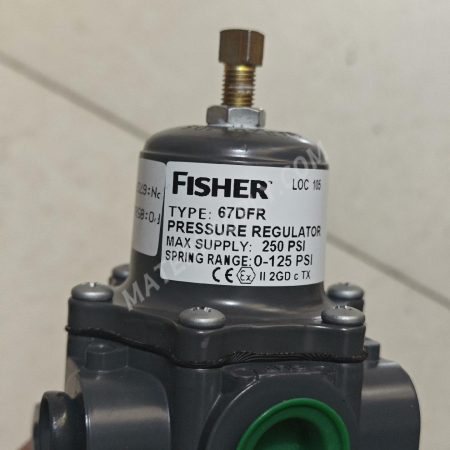 Fisher 67DFR Pressure Regulator, 1/2" NPT Interface, New Unboxed