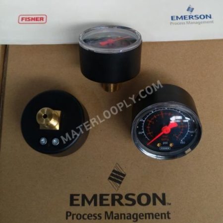 Fisher Pressure Gauge for 67cfr/67dfr Filter Regulator, Part No. 11B8579X042