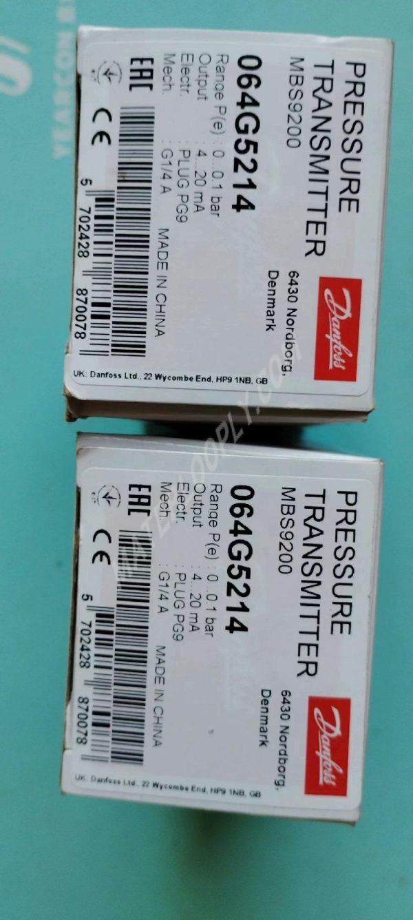 Danfoss Pressure Transmitter MBS9200, Model 064G5214 - Image 2
