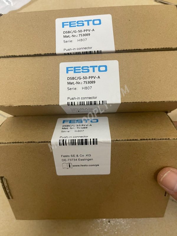 New Original FESTO Push - in Connector DSBC/G - 50 - PPV - A, Mat.-Nr. 753089 - Image 2