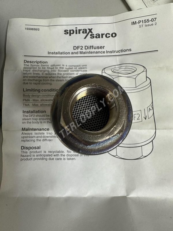 Spirax Sarco DF2 1/2" BSP Diffuser 1550600 - Made in UK