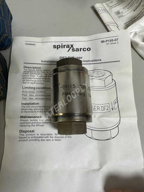 Spirax Sarco DF2 1/2" BSP Diffuser 1550600 - Made in UK - Image 3