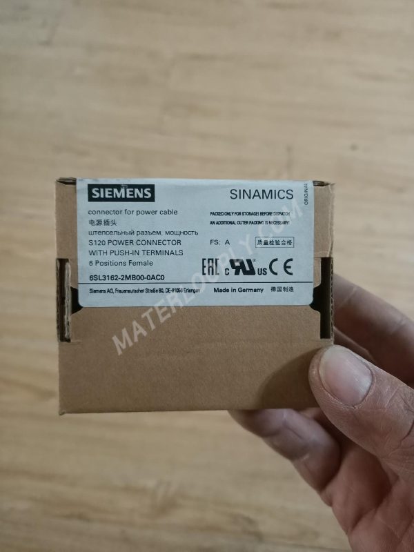 Siemens SINAMICS Power Cable Connector 6SL3162-2MB00-0AC0