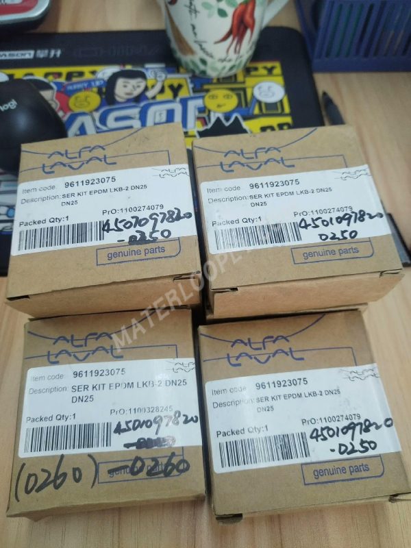 Alfa Laval Butterfly Valve Seal Kit, Item Code 9611923075, DN25, SER KIT EPDM LKB - 2 - Image 2