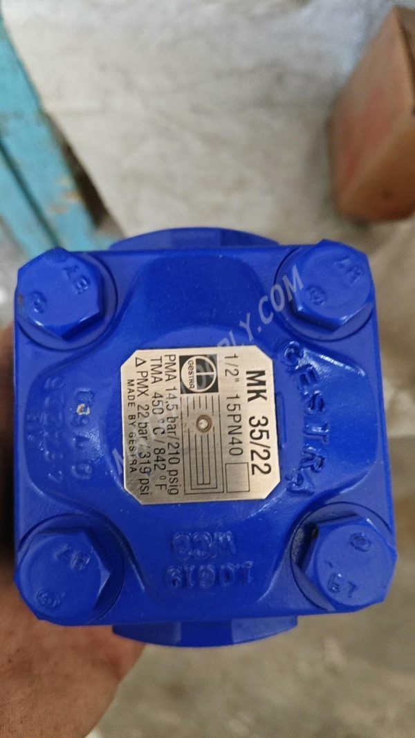 GESTRA One - Way Throttle Valve MK 35/22, 1/2" 15PN40