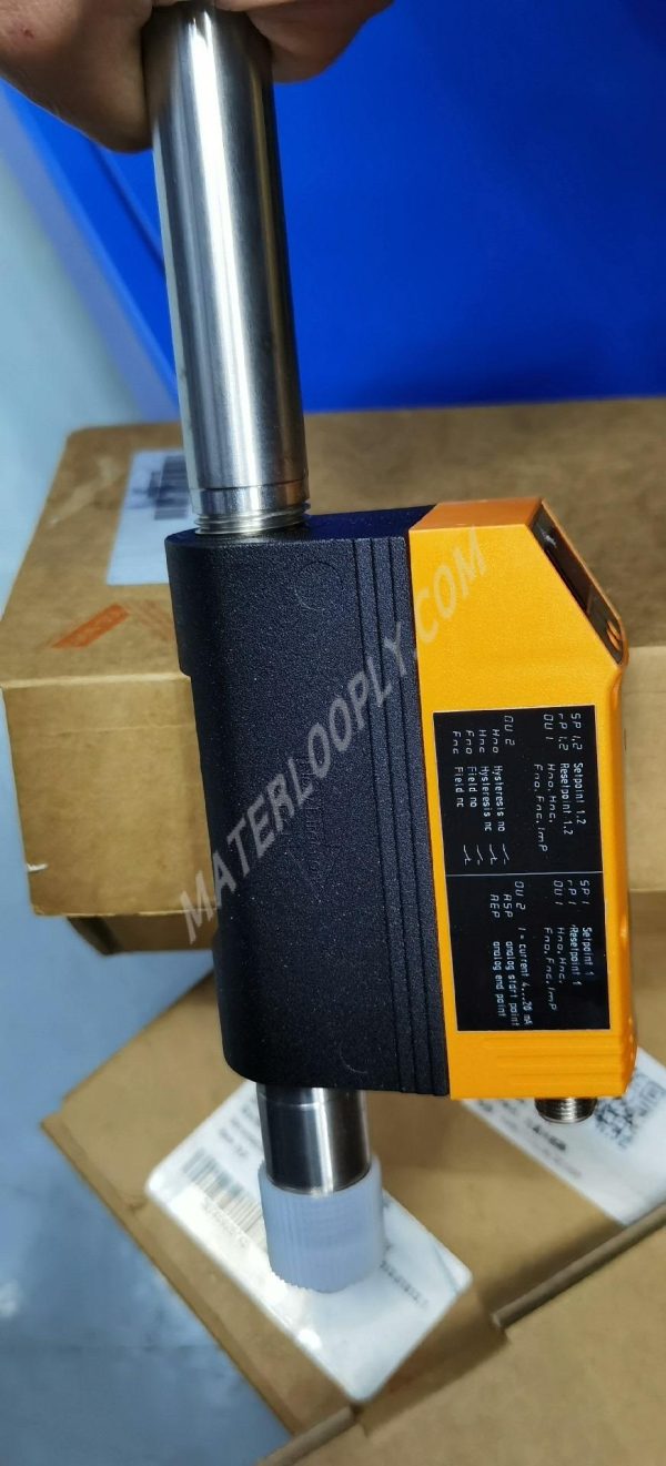 IFM SD6000 Compressed Air Flow Sensor, Model SDR12DGXFPKG/US