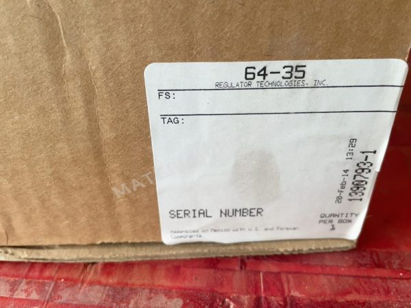 Fisher Pressure Regulator 64-35, New with Original Packaging - Image 2