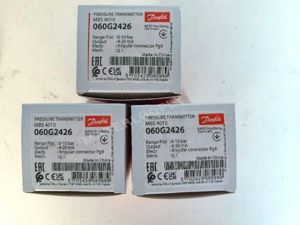 Danfoss Pressure Transmitter MBS 4010, Model 060G2426