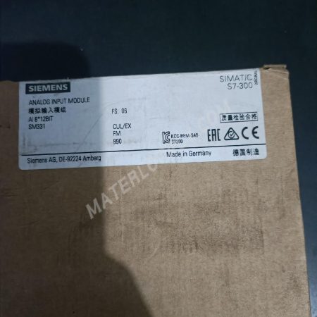Siemens SIMATIC S7 - 300 Analog Input Module SM331 (AI 8*12BIT)