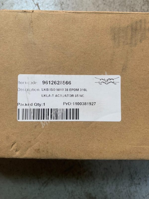 Alfa Laval Pneumatic Butterfly Valve LKLA - T ACTUATOR 85 NC, Item Code 9612628566 - Image 2