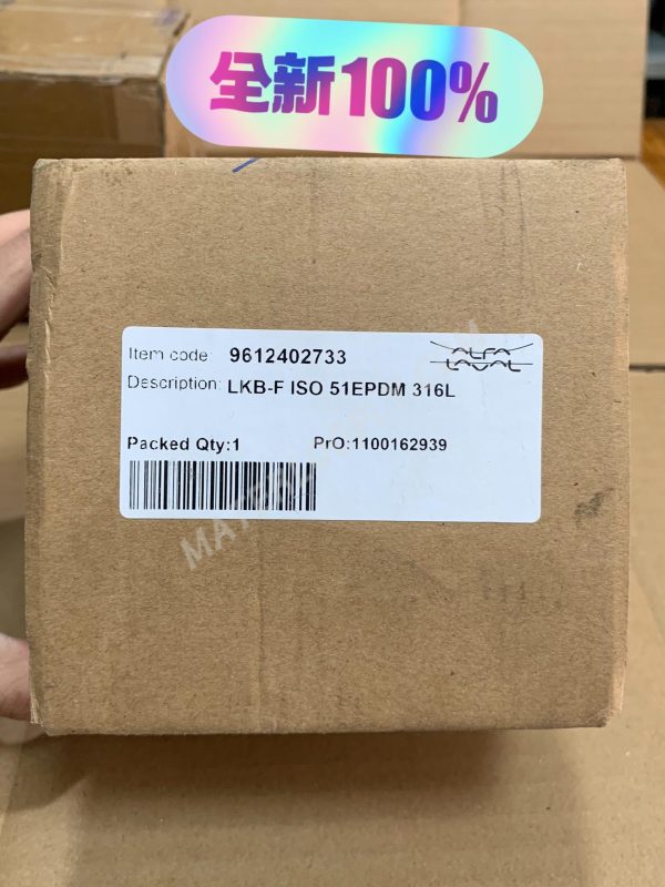 Alfa Laval Butterfly Valve, Item Code 9612402733, LKB-F ISO 51EPDM 316L