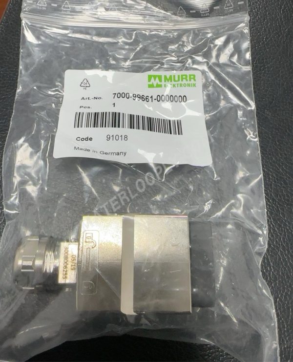 MURR Adapter Connector, German Imported MURR 7000 - 99661 - 0000000, New