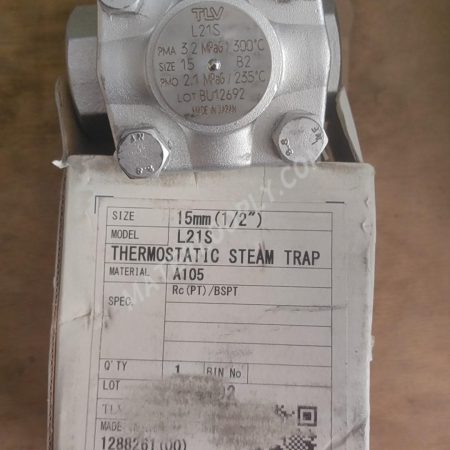 TLV L21S Thermostatic Steam Trap, 15mm (1/2") Size, Model 1288261