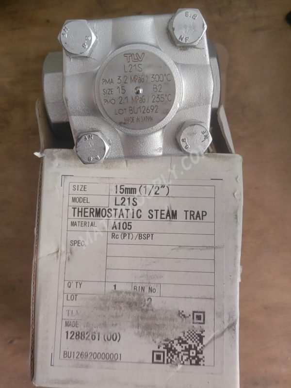 TLV L21S Thermostatic Steam Trap, 15mm (1/2") Size, Model 1288261