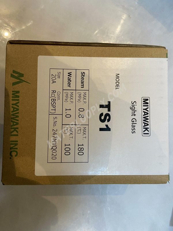 MIYAWAKI Sight Glass TS1, DN20 Caliber, Model TS1 - Image 2