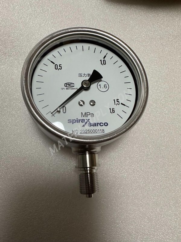 Spirax Sarco Pressure Gauge Y - 100, 0 - 1.6 Mpa, Product No. 0274602 - Image 6