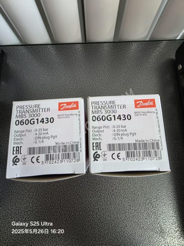 Danfoss Pressure Transmitter MBS 3000, Model 060G1430 - Image 3