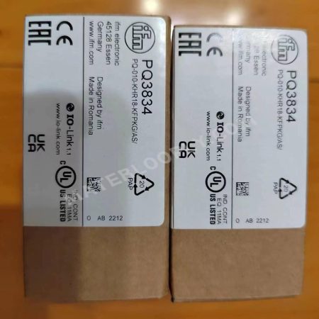 IFM PQ3834 Sensor with IO - Link Communication, Model PQ - 010 - KHR18 - KFPKG/AS/