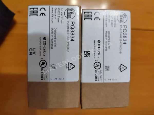 IFM PQ3834 Sensor with IO - Link Communication, Model PQ - 010 - KHR18 - KFPKG/AS/