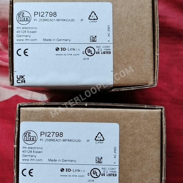 IFM PI2798 Pressure Sensor - PI - 25BREA01 - MFRKG/US/ /P - Image 2