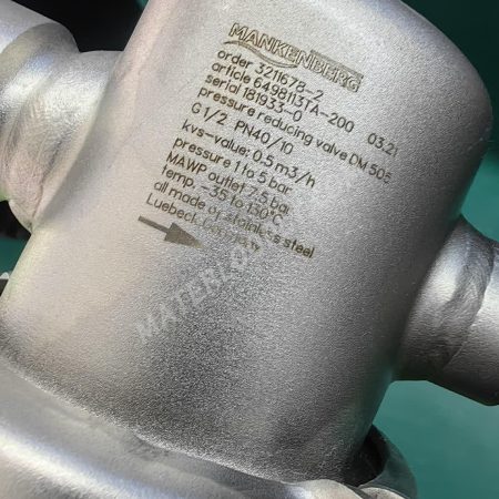 Mankenberg 3211678-2 6498113TA-200 G1/2 PN40/10 Pressure Reducing Valve
