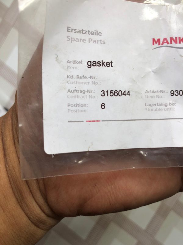 Mankenberg 9301516N Gasket - Image 2